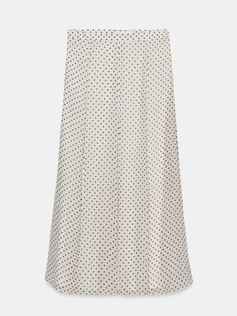 ZARA ZW COLLECTION POLKA DOT MIDI SKIRT - Picture 13 of 16